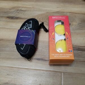 SafetyBlue Daytime Blockers Glasses with Protective Case